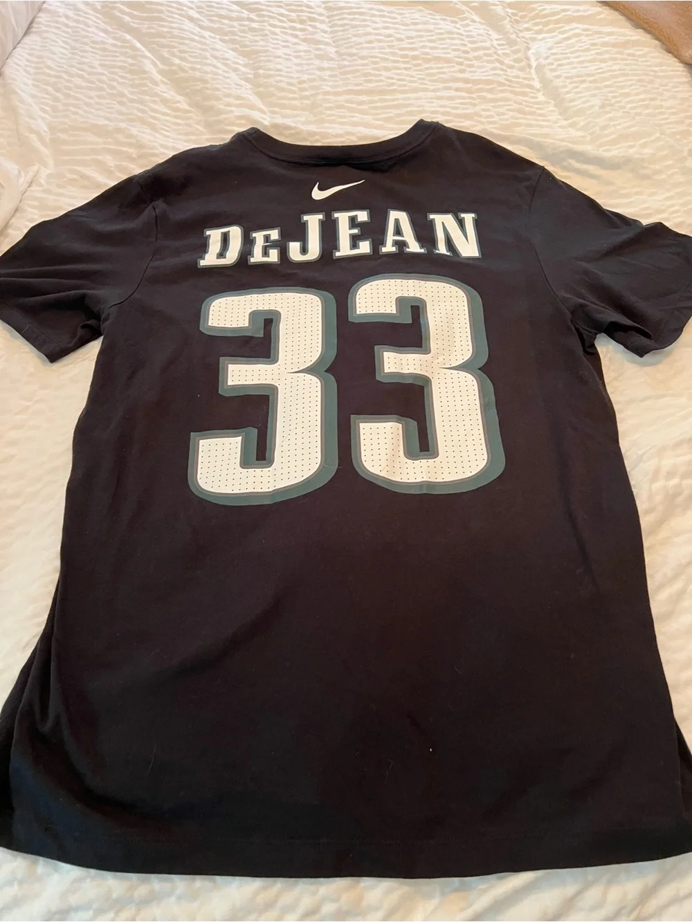 New Nike Black Philadelphia Eagles cooper DeJean #33 Tee large